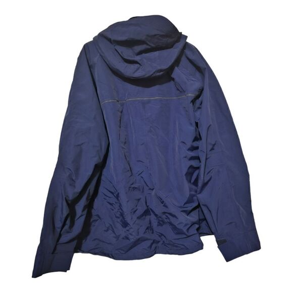 LANDS‎ END Blue Windbreaker Hoodie Jacket - Size XL - Picture 2 of 8